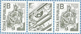 Czech Republic - 2022 - Tradition Of Czech Stamp Design - Recess Print From Flat Plates - WAITE - Pair With Coupon - Neufs