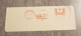 DENMARK OLD FRAGMENT COVER CIRCULED - Maximum Cards & Covers