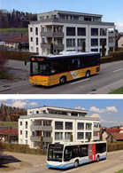 Bichelsee  2  Bild  H  Postauto Und Wil Mobil    Limitierte Auflage! - Autres & Non Classés