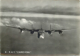 ROYAL AIR FORCE " L'AVRO YORK "  ( Cpsm) - 1939-1945: 2a Guerra