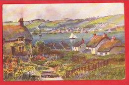 UK CORNWALL    FALMOUTH   FLUSHING FROM FALMOUTH     HANNAFORD ART  Pu 1920 - Falmouth