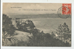 06 Nice  De Théoule A La Napoule Route De La Nouvelle Corniche 1908 - Autres & Non Classés