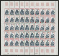 N° 2296  2 Fr + 0,40 Fr  SULPTURES Feuille De 50 Ex. Vendue à La Valeur Faciale. ** MNH Cote 60 € - Feuilles Complètes