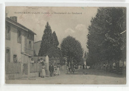 42 Loire Saint Marcellin Boulevard Du Couhard Animée Ed Combasson épicerie - Autres & Non Classés