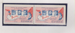 SLOVAKIA EXILE  Nice Stamp Pair MNH - Nuovi