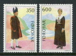 FAROE IS. 1989 National Costumes MNH / **.  Michel 182-83 - Féroé (Iles)