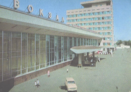 Russia:Uljanovsk, Railway Station, 1976 - Gares - Sans Trains