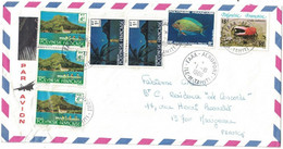 Océanie - Ile De Tahiti - FAAA Aéroport - Lettre Avion Pour Marignane (France) - Bel Affranchissement - 1 Octobre 1986 - Tahití