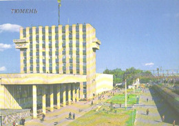 Russia:Tjumen, Railway Station, 1988 - Gares - Sans Trains