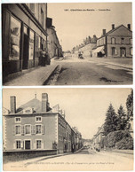 1908 CHATILLON En BAZOIS : 4 Cartes Sur Le BOURG - Chatillon En Bazois