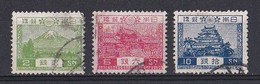 JAPON   1926   1989  Empereur Hirohito   Y&T N °  191  192 193  Oblitéré - Used Stamps