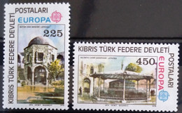 CHYPRE NORD  - Europa (C.E.P.T.) 1978 - Oratoire De Büyük Han à Nicosie - Citerne De La Mosquée Selimiye à Nicosie - Gebraucht