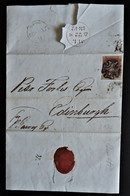 1796 GREAT BRITAIN GRANDE BRETAGNE GRAN BRETAÑA LONDON 1842 COVER WITH CONTENTS VERY NICE - Cartas & Documentos