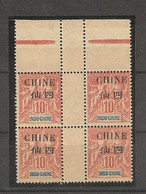 Indochine - Chine-  Bloc Sans Millésimes  ( 1919 )  N°19 Neufs - Nuevos