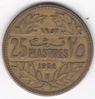 Liban 25 Piastres 1952 Bronze-aluminium , KM# 16.1 - Lebanon