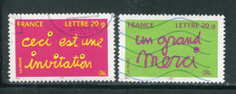FRANCE-Y&T N°3760 Et 3761- Oblitéré - Used Stamps