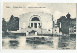 Italie Italia Italy Piemonte Torino Esposizione 1911 Padiglione Della Russia Russie Bateau Vapeur - Exhibitions