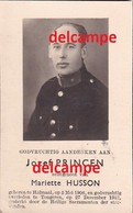 Oorlog Guerre Jozef Princen Halmaal Rijkswacht Gendarm En Overleden Te Tongeren Dec 1942 Limburg Husson Politie Police - Santini