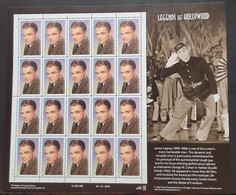 SP) 1998 UNITED STATES, HOLLYWOOD LEGENDS, JAMES CAGNEY, SOUVENIR SHEET, MNH - Other & Unclassified