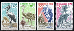 Tchad YT 492-495 Neuf Sans Charnière XX MNH Oiseau Bird Audubon - Tschad (1960-...)