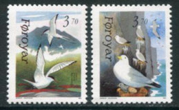 FAROE IS. 1991 Seabirds MNH / **.  Michel 221-22 - Islas Faeroes