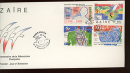 1989.  . FDC Anniversaire Révolution Française - 1980-1989