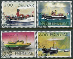 FAROE IS. 1992 Mail Ships Used.  Michel 227-30 - Faeroër