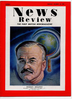 28.12.1944. WWII, GREAT BRITAIN,NEWS REVIEW,MOLOTOV,RUSSIA,THE FIRST BRITISH NEWSMAGAZINE,28 PAGES - Krieg/Militär