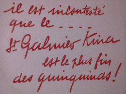 Apéritif Médicament ? Ou Les Deux - St-Galmier Kina - Quinquinas - Liqueur & Bière