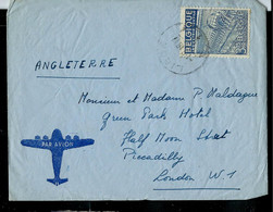 Seul Sur Lettre N° 765  Obl. LIEGE - A 1 A  - 01/08/1948 Pour London Par Avion - 1948 Export