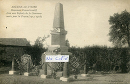 ARTAISE LE VIVIER.  Monument (1914-1918) - Non Classés