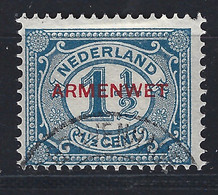 NVPH Nederland Netherlands Pays Bas Niederlande Armenwet 8 Used ; Dienst Zegel, Service Stamp, Timbre Cour, Sello Oficio - Servicios