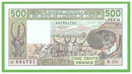 NIGER W.A.S. 500 FRANCS 1989  P-606Hk  UNC - Niger