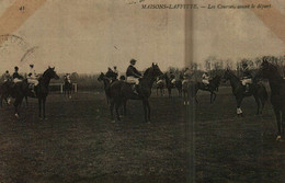 MAISONS-LAFFITTE  Les Courses, Avant Le Départ - Maisons-Laffitte