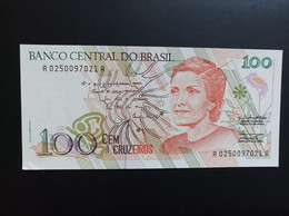 Billete De Brasil De 100 Cruzeiros, Uncirculated - Brésil