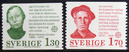 EUROPA 1980 - SUEDE                  N° 1088/1089                       NEUF** - 1980