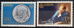 EUROPA 1980 - YOUGOSLAVIE                  N° 1711/1712                       NEUF** - 1980