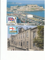 Guernsey - Commonwealth Set 2 Maxicards - Alderney