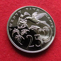 Jamaica 25 Cents 1980 Birds  Jamaique Minted 3668 Coins UNC - Jamaica
