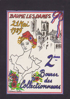 CPM Salon Carte Postale Bourse Deltiology Non Circulé Baume Les Dames - Bourses & Salons De Collections