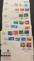 SP) 1979 CIRCA ISRAEL, SET OF DIFFERENT FDC, PERMANENT EMISSION, WITH CANCELLATIONS, XF - Autres & Non Classés