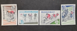 SP) 1963 BELGIUM, OLYMPIC GAMES, CYCLING RACE, TOKIO JAPAN, TRIP OF 4, MNH - Other & Unclassified