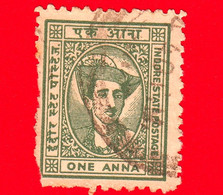 India - HOLKAR - INDORE - Usato - 1941 - Maharaja Yeshwant Rao Holkar II - 1 - Holkar