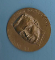 Médaille : Diamètre : +/- 60 Mm - Avers « Le Docteur Jacques ROSENTHAL » - Revers Lisse - Autres & Non Classés