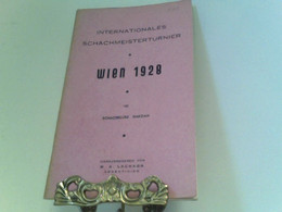 Internationales Schachmeisterturnier Wien 1928 - Sport