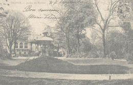 CARTE D'AUTREFOIS  LOISIRS CHAMPAGNE TROYES JARDIN DU ROCHER - Champagne-Ardenne