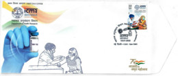 India 2022 *** ICMR Vaccine, COVID-19 ,Coronavirus, Vaccination ,Doctor, Mask, Virus FDC Cover Rare Lim (**) Inde Indien - Ungebraucht