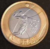 BRESIL - 1 REAL 2015 - Jeux Olympiques - Rio 2016 - Volleyball - KM 709 - Brasil - Brazil - Brasile