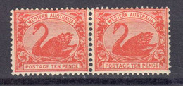 Australie Occidentale 1902 Yvert 68 * Paire Neufs Avec Charniere. Centenaire De La Colonie - Ongebruikt