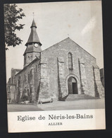 L'église De Néris Les Bains  (03 Allier)   Ed 1967 (M3043) - Bourbonnais